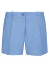P.a.r.o.s.h Tailored Blue Viscose Shorts