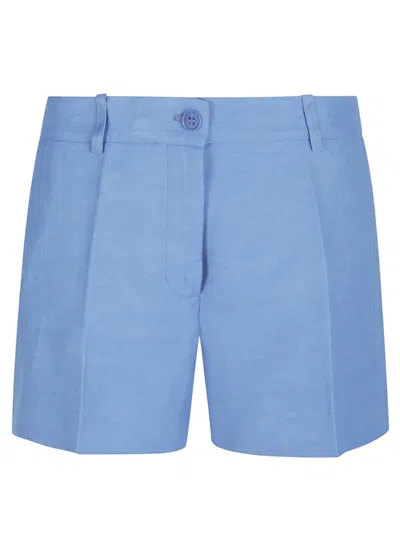 P.a.r.o.s.h Tailored Blue Viscose Shorts