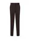 P.a.r.o.s.h Parosh Tailored Brown Linen Pants In Black