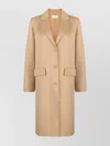 P.a.r.o.s.h Tailored Coat With Notched Lapels And Rear Vent