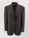 P.a.r.o.s.h Tailored Jacket With Button Detailing And Flap Pockets