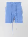 P.a.r.o.s.h Tailored Shorts Featuring Practical Side Pockets In Blue