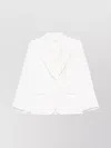 P.a.r.o.s.h Tailored Single-breasted Blazer With Flap Pockets