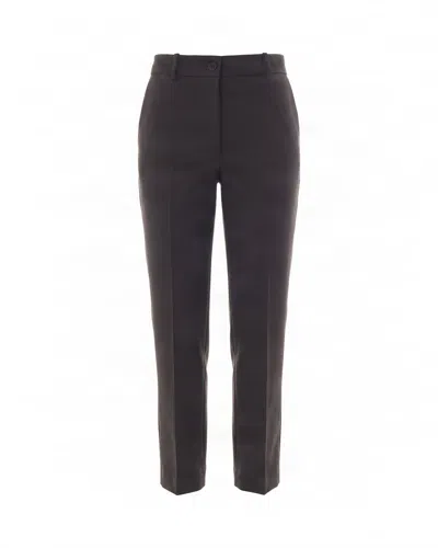 P.a.r.o.s.h Tailored Slim-fit Pants With Button Closure And Pockets In Brown