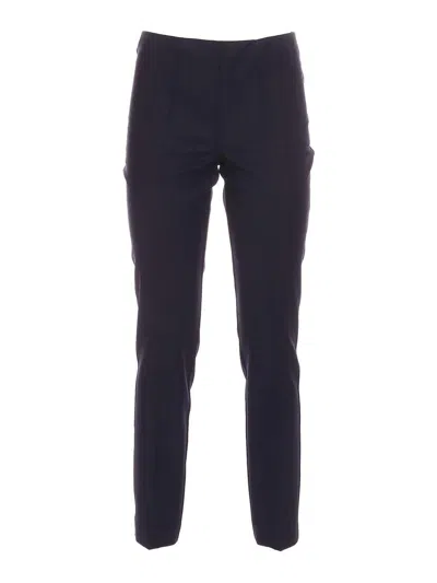 P.a.r.o.s.h Tailored Straight Leg Trousers In Navy