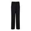P.a.r.o.s.h Tailored Straight-leg Trousers With Mid-rise Waist In Black