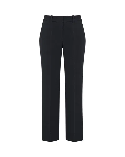 P.a.r.o.s.h Parosh Tailored Straight-leg Trousers In Black