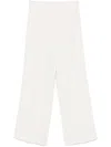 P.a.r.o.s.h . Wide-leg Pants With High Waist In White