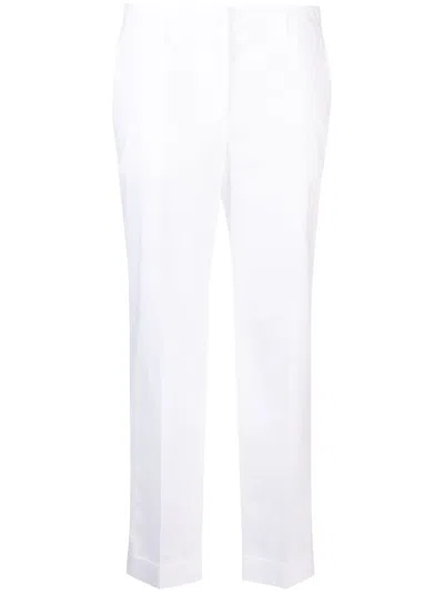 P.a.r.o.s.h Parosh Parosh Tapered-leg Tailored Trousers In White