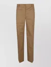 P.a.r.o.s.h Tailored Trousers With Front Crease And Belt Loops