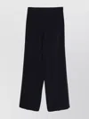 P.a.r.o.s.h Tailored Trousers With High Waist And Wide-leg Design In Black