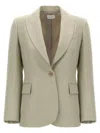 P.a.r.o.s.h Single-breasted Blazer Blazer And Suits In Green