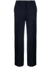 P.a.r.o.s.h Tailored Wide-leg Wool Trousers In Blue