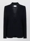 P.a.r.o.s.h Tailored Wool Blazer Featuring Shoulder Pads