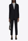 P.a.r.o.s.h Tailored Wool Pants In Navy