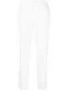 P.a.r.o.s.h . Tapered Drawstring Trousers In White