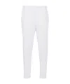 P.a.r.o.s.h Tapered-leg Crepe Trousers In White