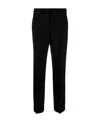 P.a.r.o.s.h Tapered-leg Tailored Trousers In Black