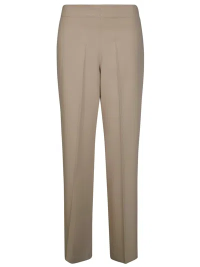 P.a.r.o.s.h Tapered Leg Trousers In Beige