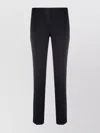 P.a.r.o.s.h Tapered Leg Trousers Sophisticated Twist In Black