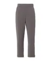 P.a.r.o.s.h Straight Trousers With Mid-rise And Tapered Leg