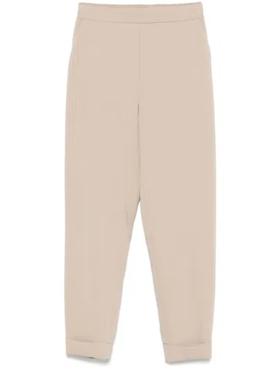 P.a.r.o.s.h Tapered Trousers In Neutrals