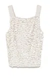 P.a.r.o.s.h Paillette-embellished Top In White