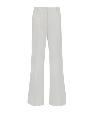 P.a.r.o.s.h Parosh Celebrity Wide-leg Trousers In White
