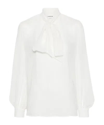 P.A.R.O.S.H TIED-NECK BLOUSE