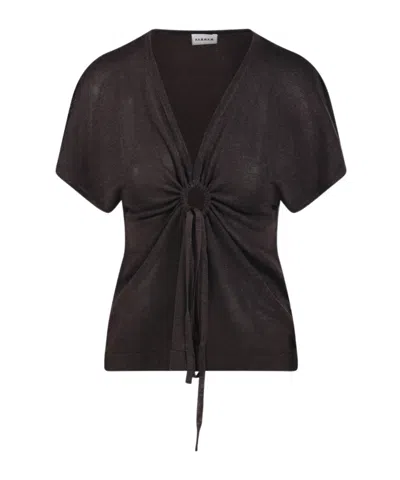 P.A.R.O.S.H TIE-WAIST TOP