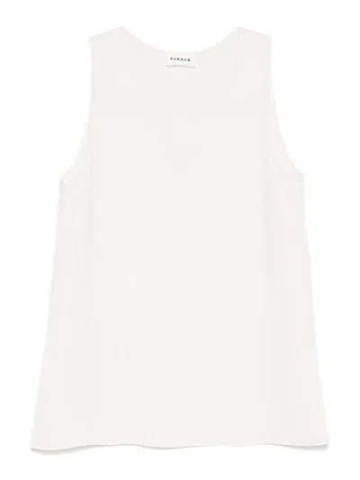 P.a.r.o.s.h White Thank Top In Cream