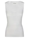 P.a.r.o.s.h Parosh Top Costina In Bianco