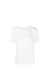 P.a.r.o.s.h Parosh Silk Blouse In Cream
