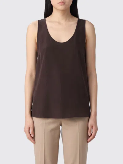 P.a.r.o.s.h Parosh Top Woman . In Brown