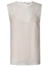 P.a.r.o.s.h . Transparent Silk Shirt With Underlayer