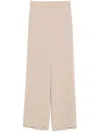 P.a.r.o.s.h Beige Cady Trousers In Beige