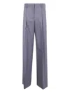 P.a.r.o.s.h Parosh Wide Leg Troseurs In Blue