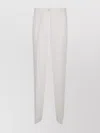 P.a.r.o.s.h Parosh Tailored Linen Trousers With Straight Leg Silhouette