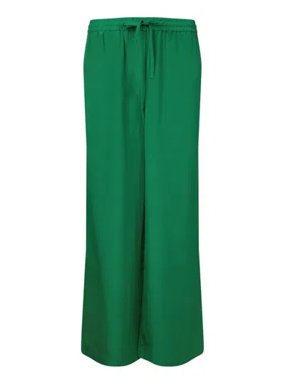 P.a.r.o.s.h Raisa Straight-leg Trousers In Green