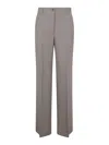 P.a.r.o.s.h Parosh Wide Leg Trousers In Grey