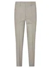 P.a.r.o.s.h . Trousers In Grigio Melange Chiaro