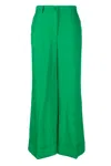 P.a.r.o.s.h Parosh Trousers In Verde Smeraldo