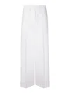 P.a.r.o.s.h . Canyox Straight Leg Trousers In White
