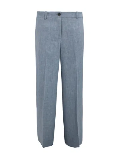 P.a.r.o.s.h Trousers With Belt Loops In Blue