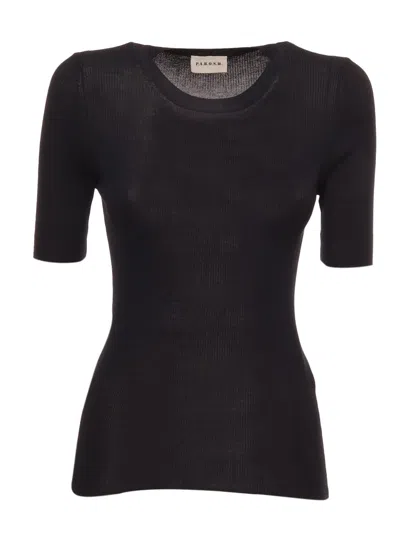 P.a.r.o.s.h . T-shirt Coste Manica Corta In Black
