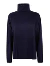 P.a.r.o.s.h Lady Blum Roll-neck Wool Sweater In Azul