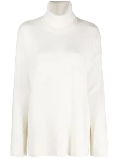P.a.r.o.s.h Turtle-neck Sweater In White