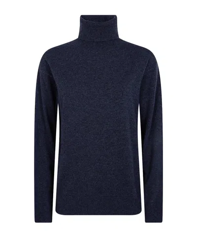 P.a.r.o.s.h Turtle Neck Sweater In Blue