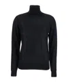P.a.r.o.s.h . Turtleneck Knitted Jumper In Black