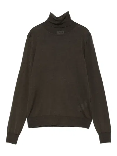 P.a.r.o.s.h Turtleneck Long-sleeve Jumper In Black